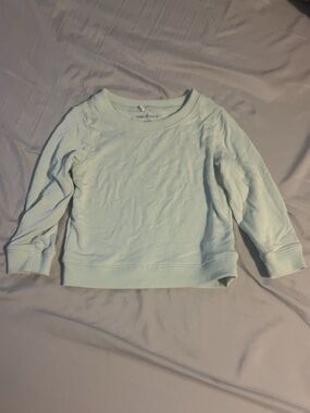 Posh Peanut Mint Green Long Sleeve Pullover Sweatshirt